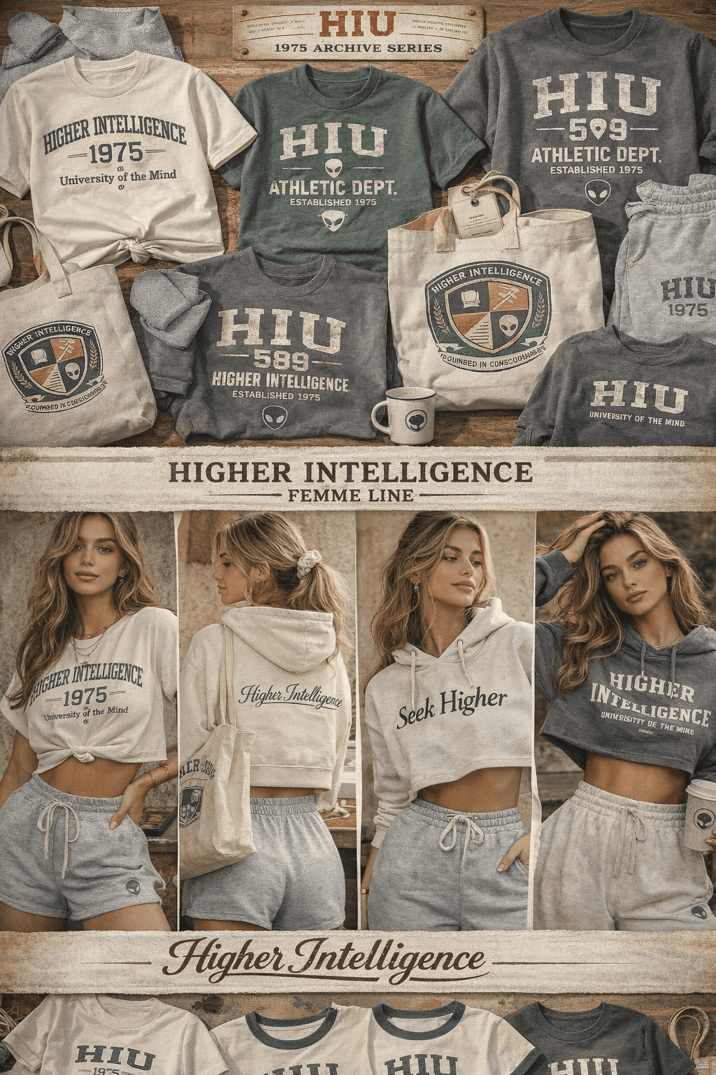 HIU Femme Matching Set